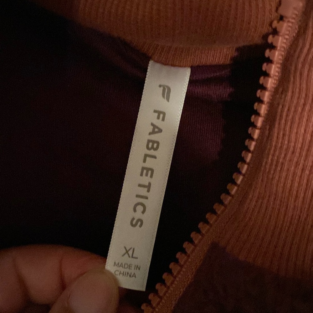 Fabletics Mallory Fleece Pullover Jacket - Picture 4 of 5